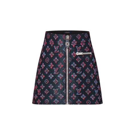 lv monogram jacquard|Monogram Jacquard Pleated Skirt .